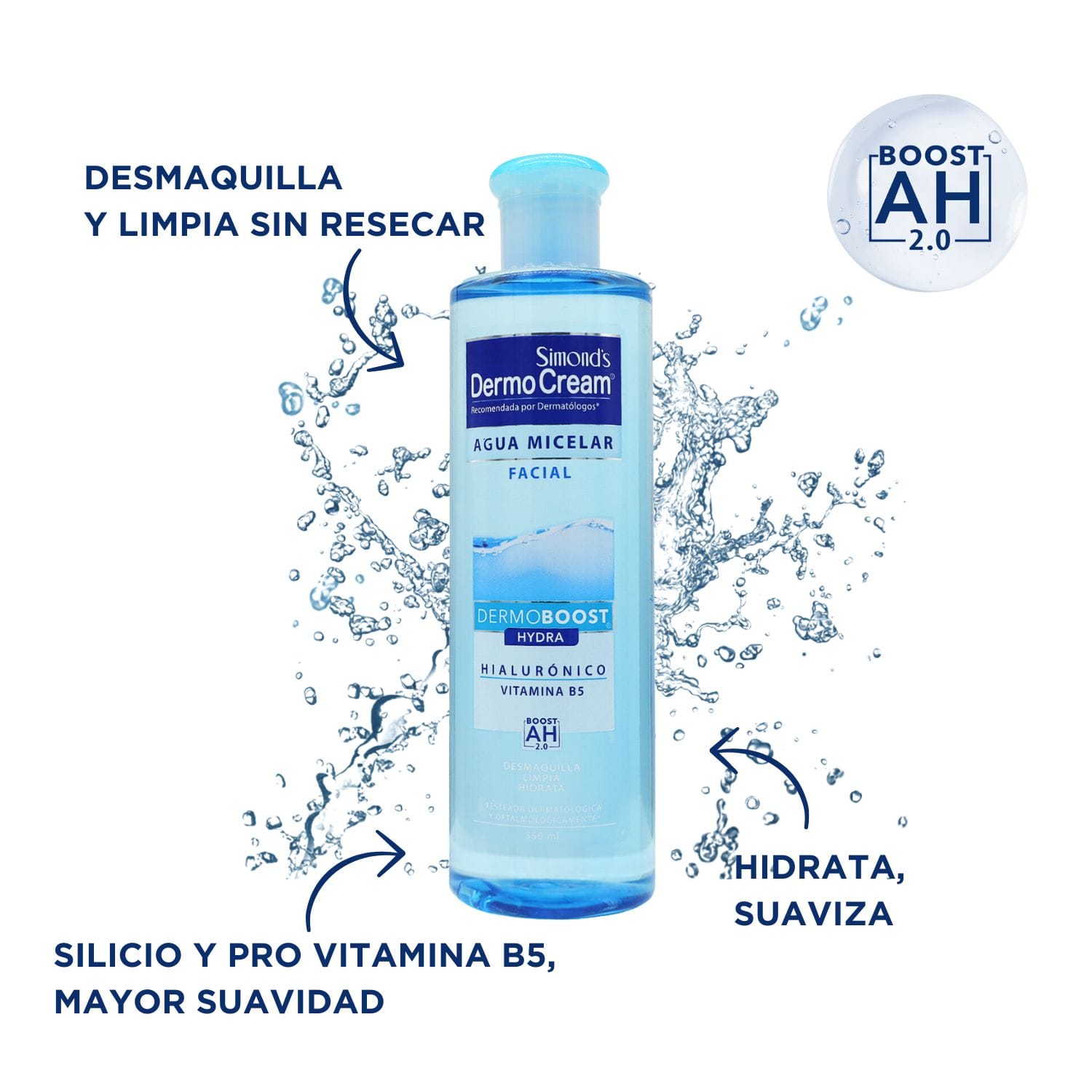 Agua Micelar Hydra <br>DermoBoost - Imagen 2