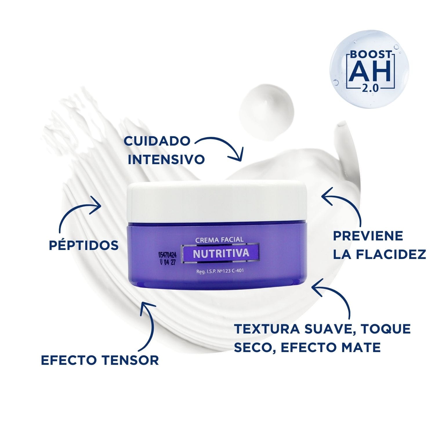 Crema Nutritiva Lift Noche DermoBoost - Imagen 2