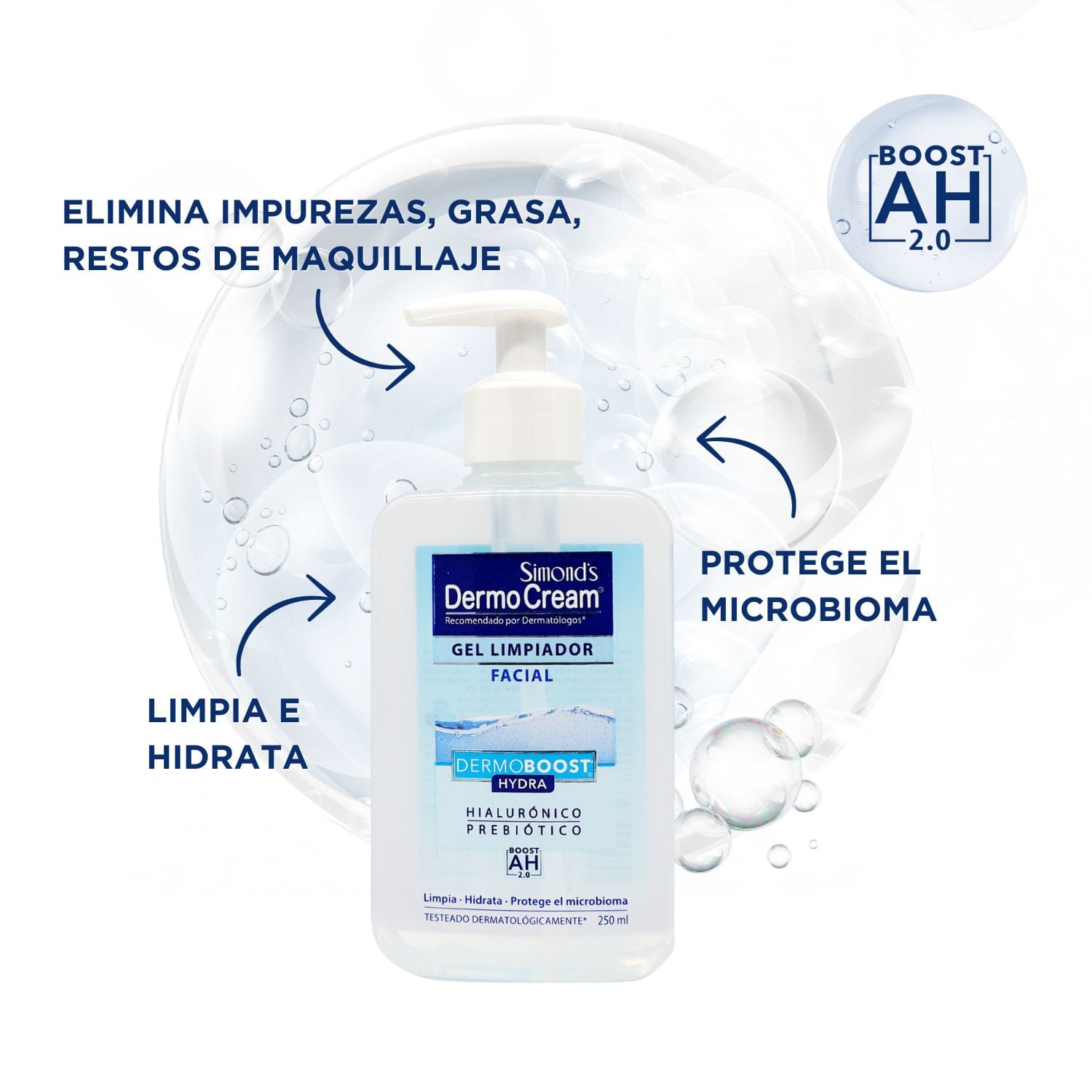 Gel Limpiador Espumoso Hydra DermoBoost - Imagen 3