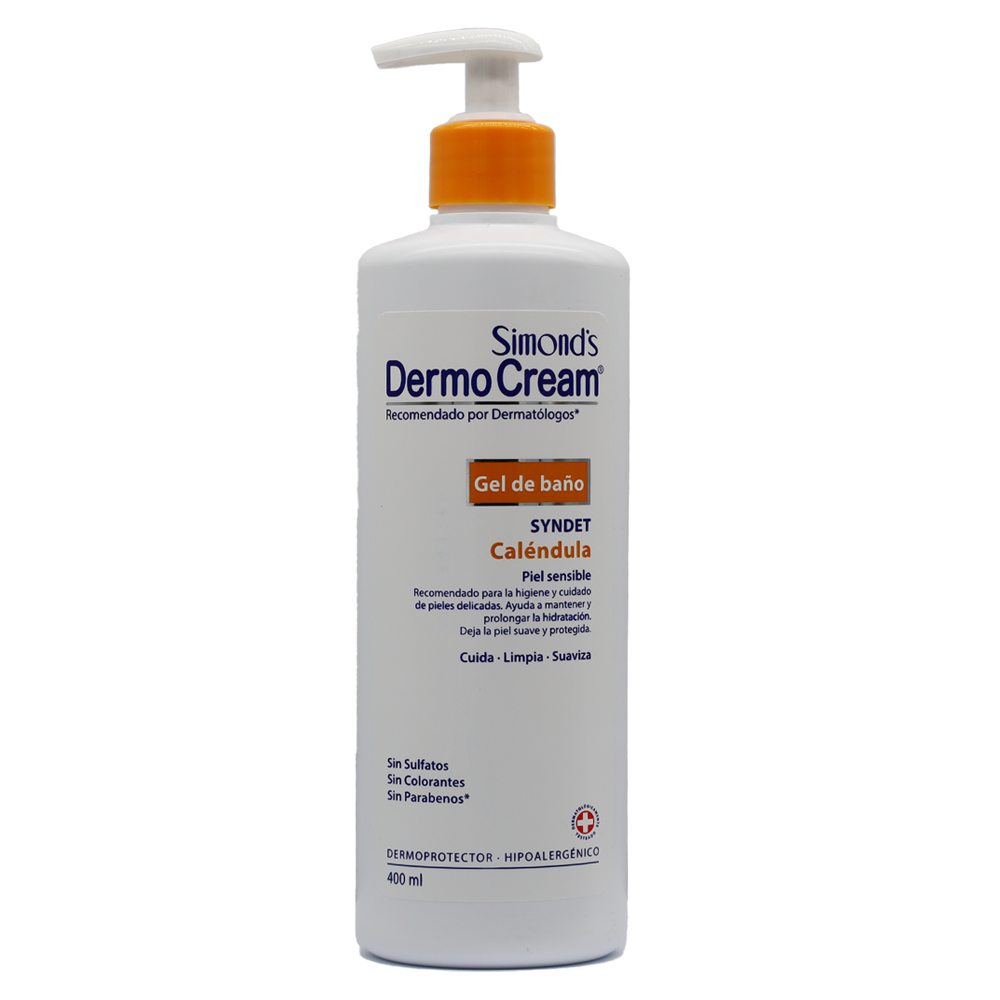 DermoCream Gel de Baño Syndet Caléndula